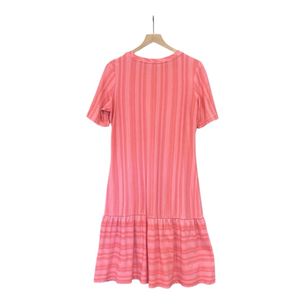 Ella Moss Women's Camilla Striped Trumpet Midi Dress Size Medium - Picture 2 of 10